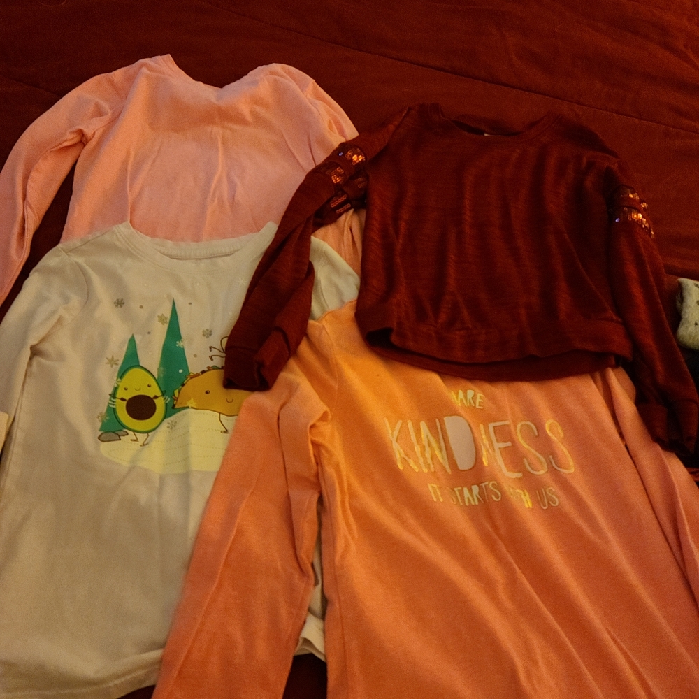 Lot of girls shirts